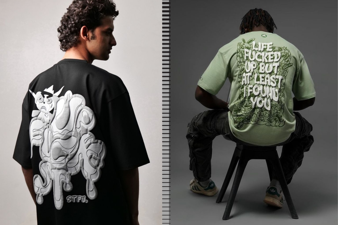 A person working in a modern, stylish clothing studio