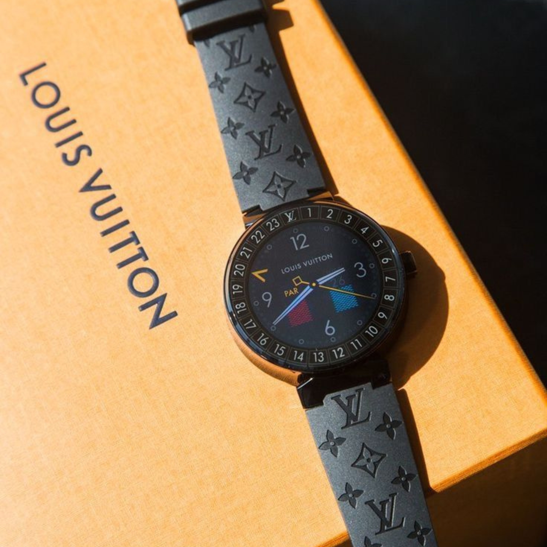 Vintage band t-shirt with distressed print effect in navy blue